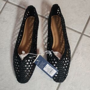 Universal Threads Womena Black Gia Flats